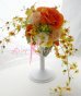 画像3: 造花オレンジローズ・オンジジューム　クレセントブーケ・ブトニア・ヘッドパーツセット (3)
