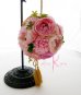 画像2: 造花オーダーメイドブーケ　和装用ボールブーケ（イングリッシュローズ＆マム） (2)