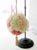 画像3: 造花オーダーメイドブーケ　和装用ボールブーケ（コチョウラン＆マム） (3)