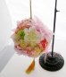 画像4: 造花オーダーメイドブーケ　　和装用ボールブーケ（ピンクダリア＆マム） (4)