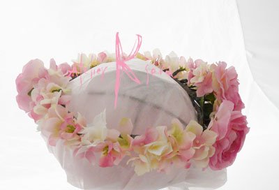 画像3: 造花オーダーメイド　花冠（ハクレイ）ピンクラナンキュラスアクセント