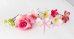 画像5: 造花オーダーメイドブーケ  ショートキャスケード・ブトニア・ヘッドパーツ（プルメリアP＆ローズ） (5)