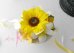 画像4: 造花オーダーメイド　花冠・リストレット・ブトニアセット（ひまわり＆プルメリア） (4)