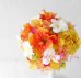 画像4: 造花ビタミンカラー♪ハイビスカス＆プルメリア　ラウンドブーケ・ブトニア・ヘッドパーツセット