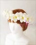 画像3: 造花オーダーメイドブーケ　クラッチ22・ブトニア・花冠（ホワイトプルメリア）