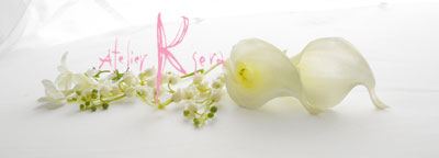 画像4: 造花スズランとカラー　クラッチブーケ・ブトニア・ヘッドパーツセット